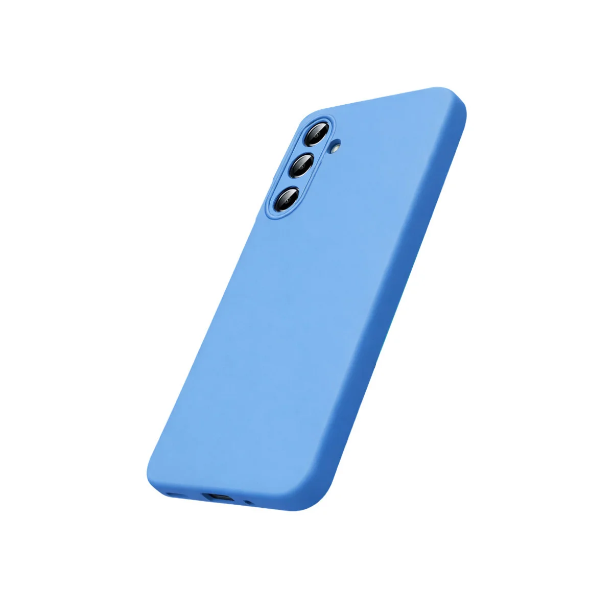 Galaxy A57 5G First Silikon Kılıf - Mavi Şıklık ve Maksimum Koruma