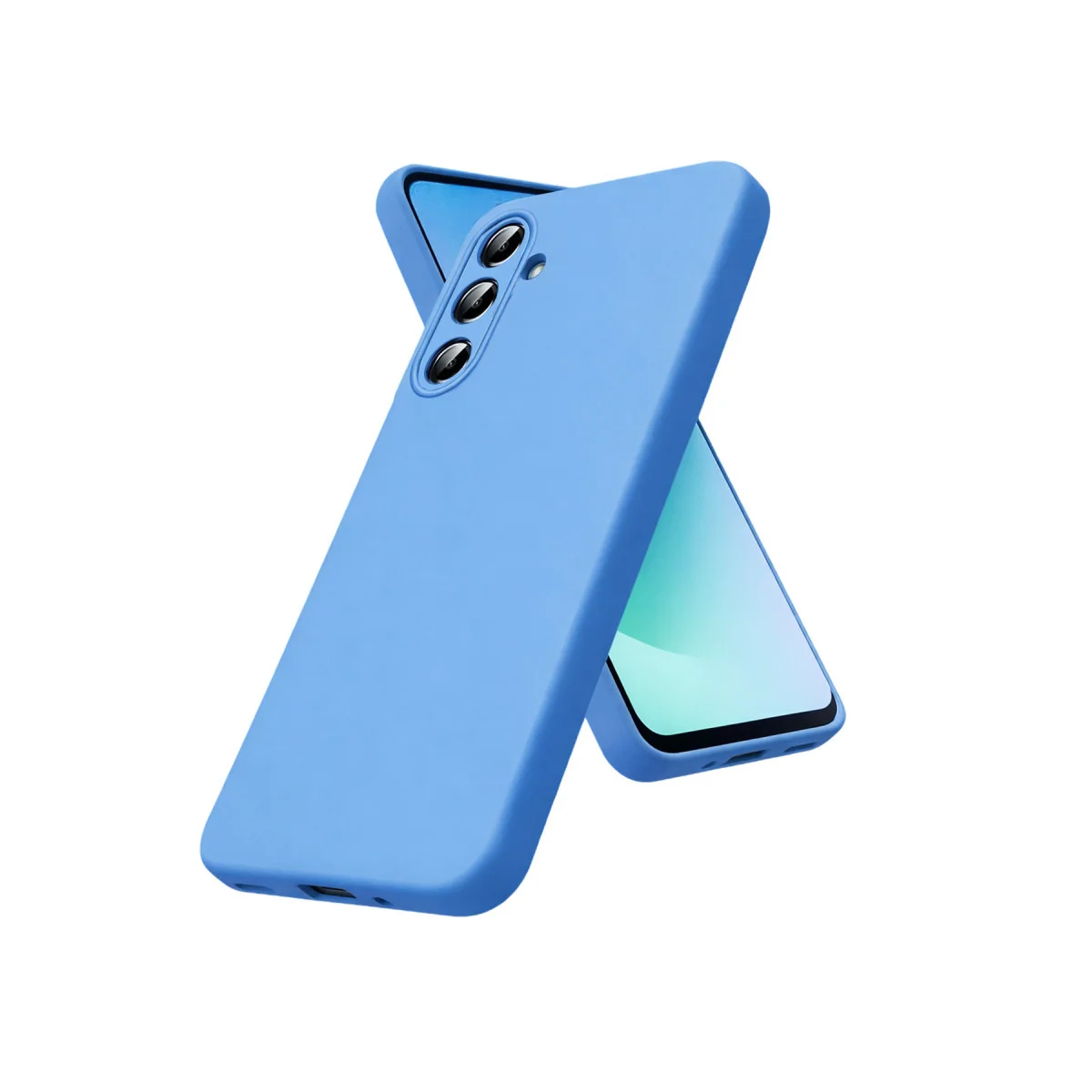 Galaxy A57 5G First Silikon Kılıf - Mavi Şıklık ve Maksimum Koruma