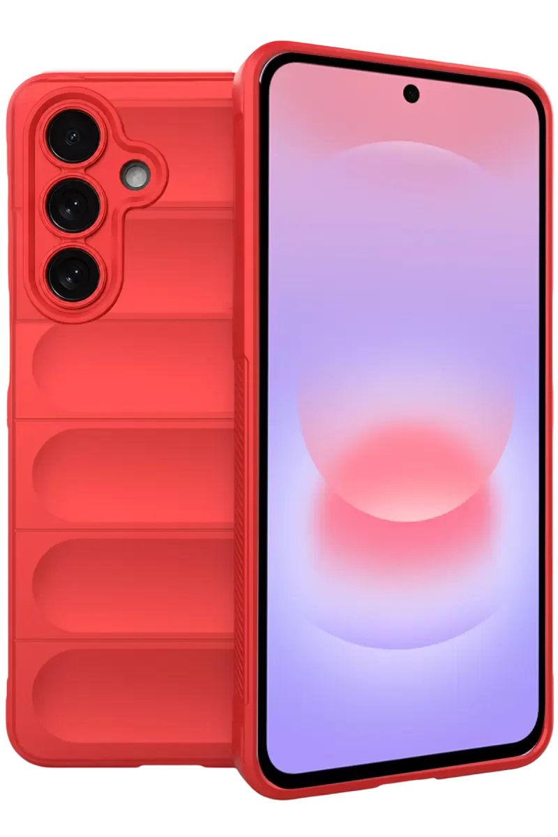 Galaxy A57 5G ile Uyumlu Optimum Silikon Kılıf - Kırmızı