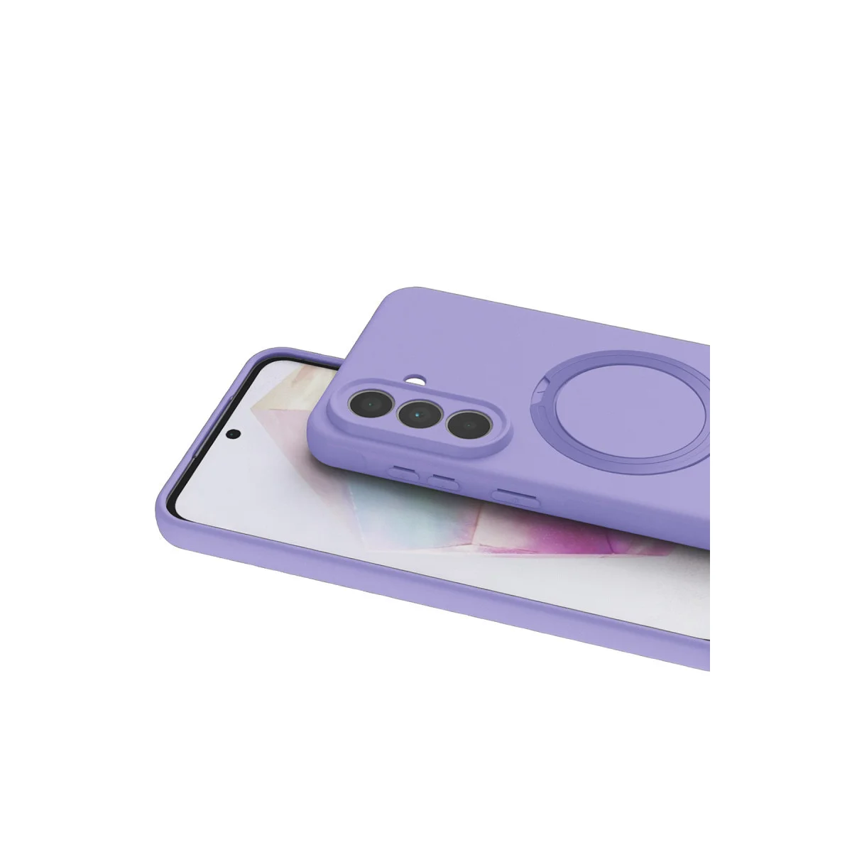 Galaxy A57 5G Regal Magsafe Standlı Kapak - Lila (Estetik Tasarım & Kablosuz Şarj Desteği) Fiyatı, Yorumları ve Özellikleri