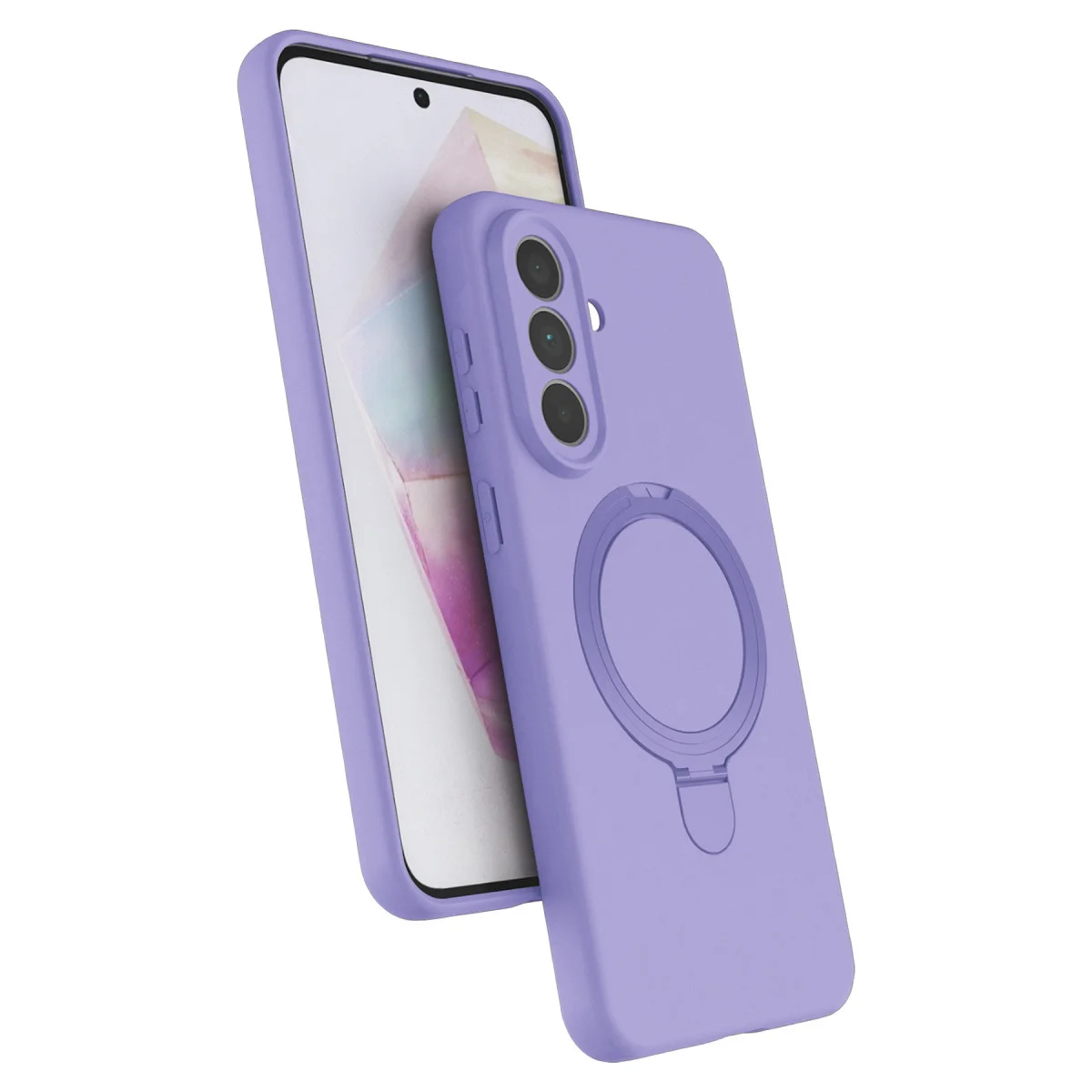 Galaxy A57 5G Regal Magsafe Standlı Kapak - Lila (Estetik Tasarım & Kablosuz Şarj Desteği) Fiyatı, Yorumları ve Özellikleri