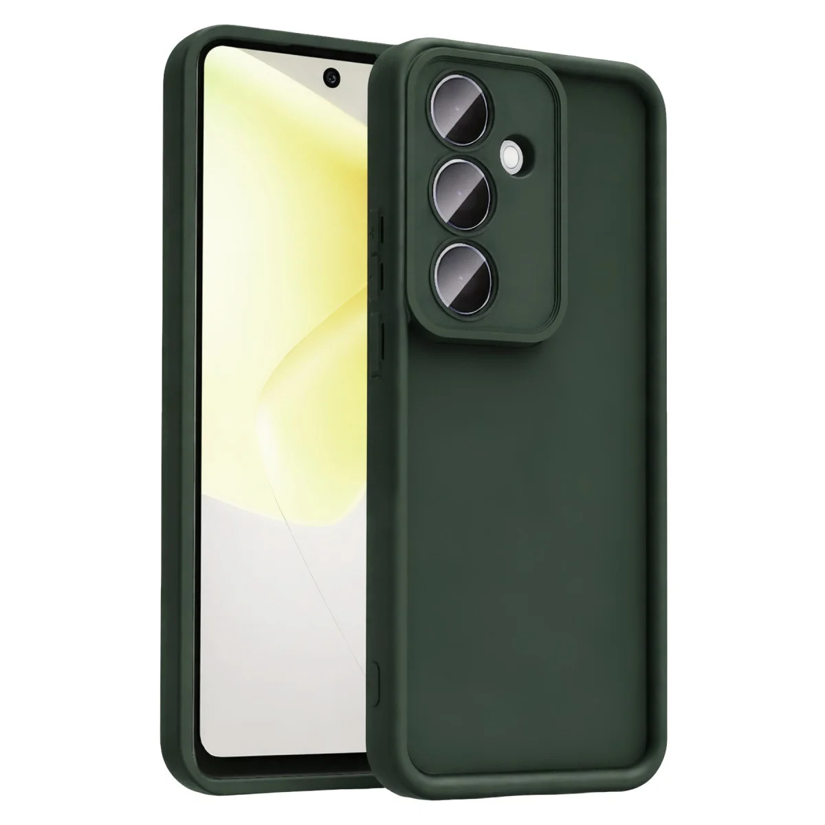 Galaxy A57 5G Viera Silikon Kılıf - Koyu Yeşil - Maksimum Koruma ve Şıklık