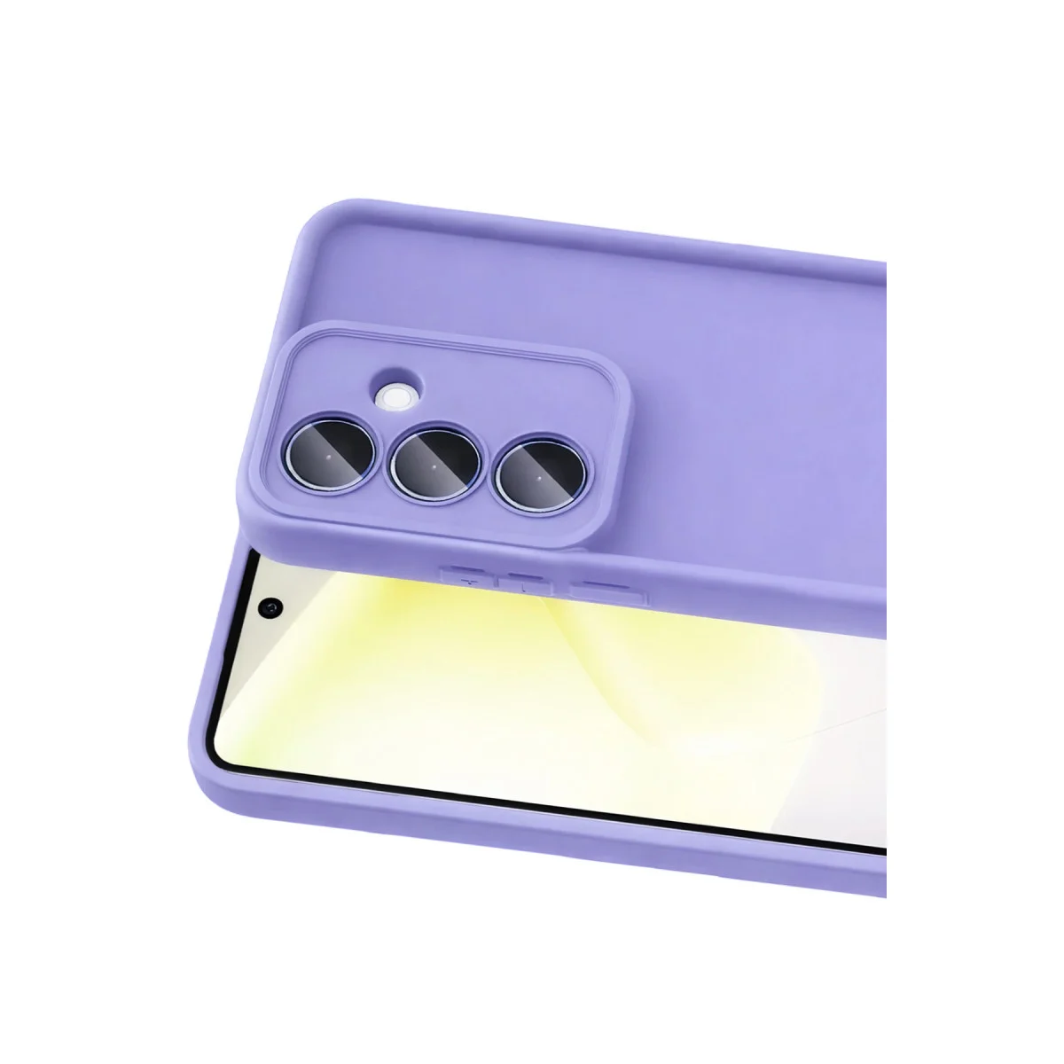 Galaxy A57 5G Viera Silikon Kılıf - Lila - Yumuşak ve Güvenli Koruma