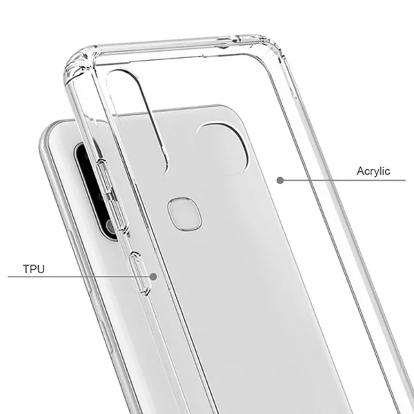 Galaxy A70e Kılıf Darbe Emici Silikon Anti-Drop Shockproof