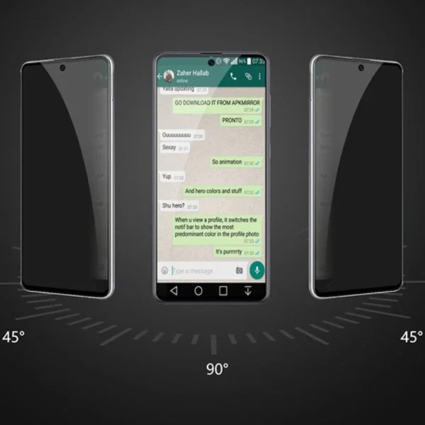 Galaxy A71 3D Privacy Cam Koruyucu – Gizlilik Kalkanı