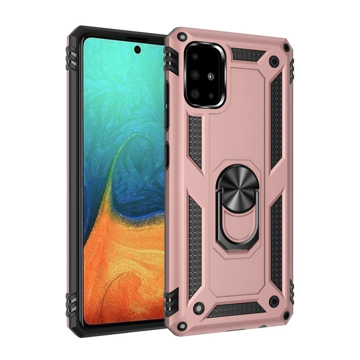 Galaxy A71 Kılıf Rose - Ultra Koruyucu TPU Silikon Kapak