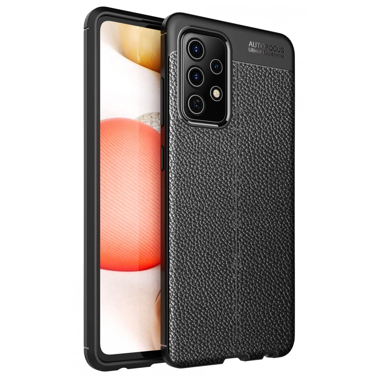 Galaxy A72 Kılıf Auto Focus - Siyah Premium Korumalı Kılıf
