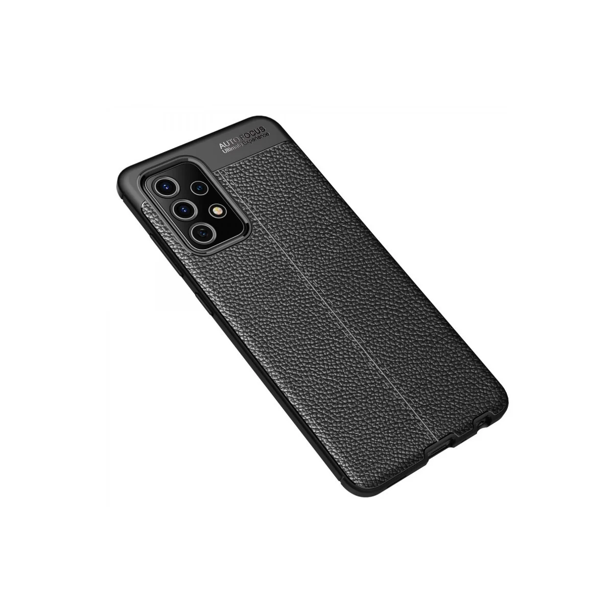 Galaxy A72 Kılıf Auto Focus - Siyah Premium Korumalı Kılıf