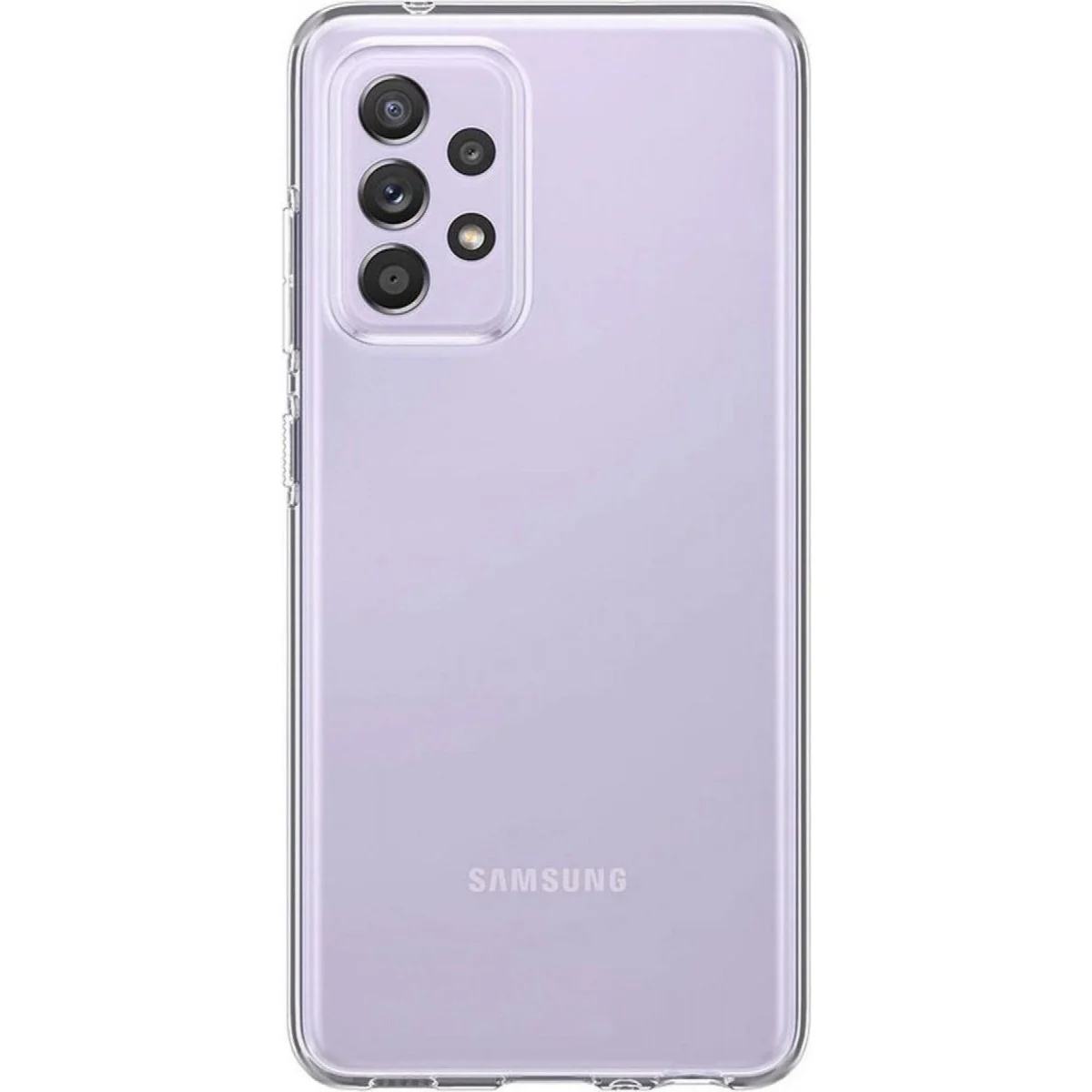 Galaxy A72 Lüx Şeffaf Silikon Kılıf - Pürüzsüz ve Korumalı Tasarım