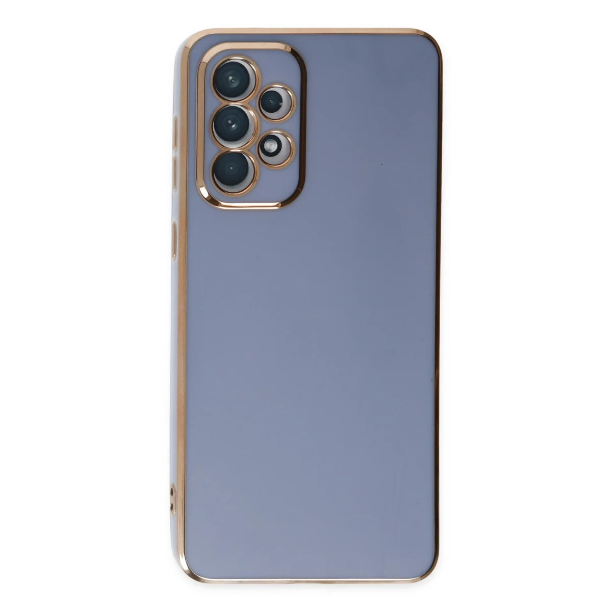 Galaxy A73 5G Kılıf - Mavi Volet Silikon Kılıf - Premium Koruma ve Şık Tasarım