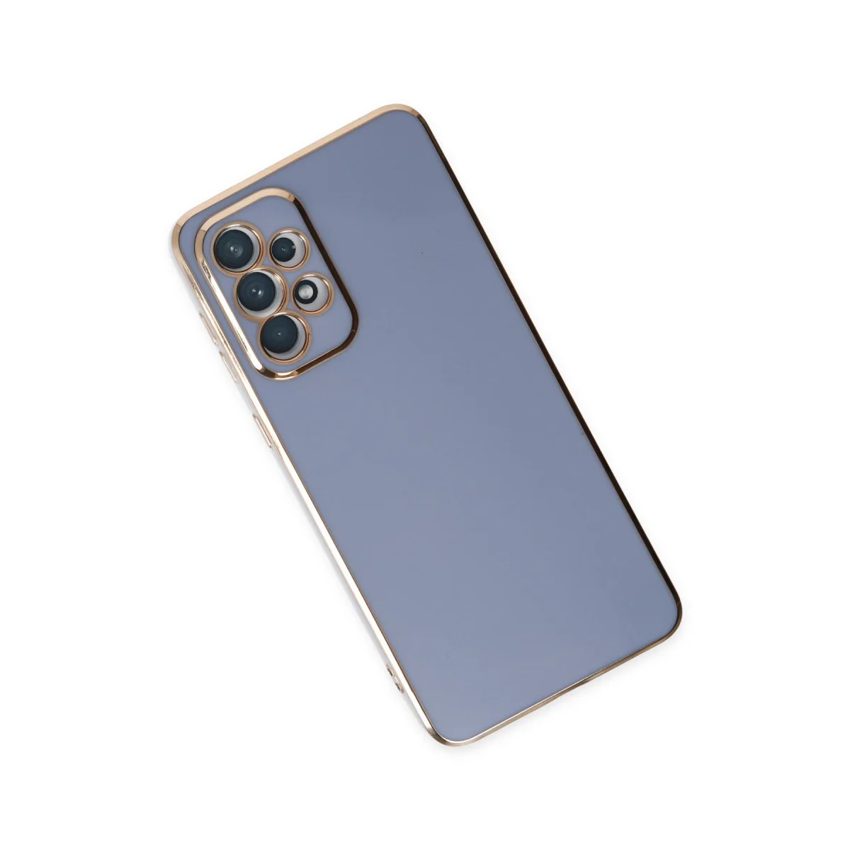 Galaxy A73 5G Kılıf - Mavi Volet Silikon Kılıf - Premium Koruma ve Şık Tasarım