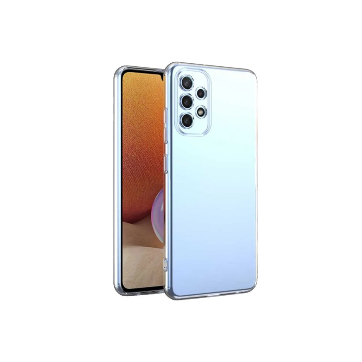 Galaxy A73 5G Lux Şeffaf Silikon Kılıf - Pürüzsüz Tasarım ve Günlük Koruma