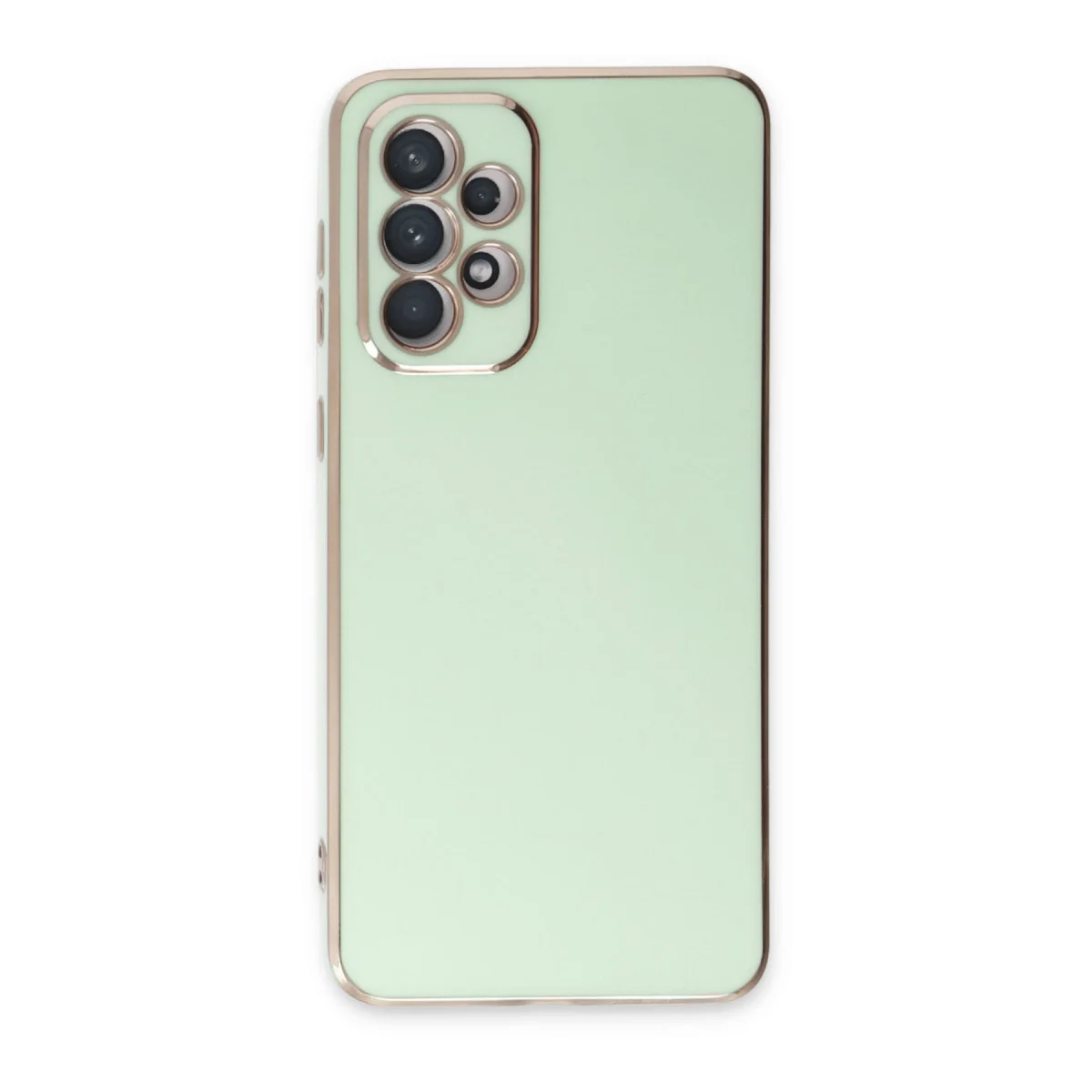 Galaxy A73 5G Volet Silikon Kılıf - Açık Yeşil, Şık Tasarım ve Tam Koruma