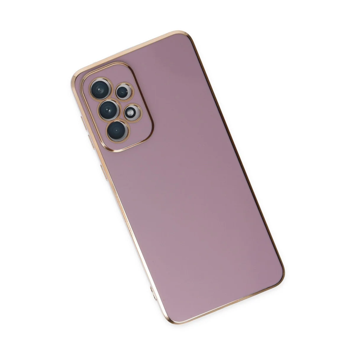 Galaxy A73 5G Volet Silikon Kılıf - Mor