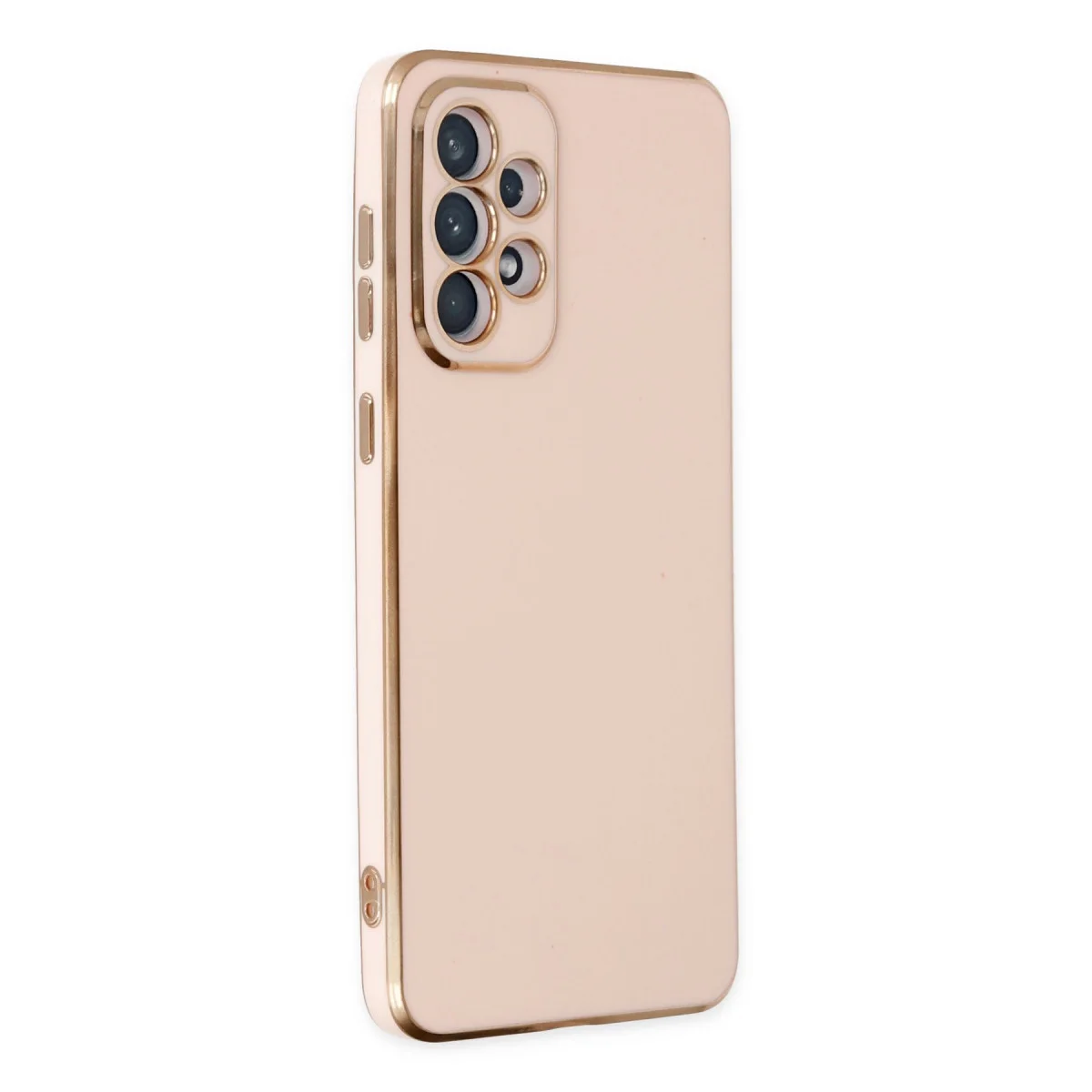Galaxy A73 5G Volet Silikon Kılıf - Pembe