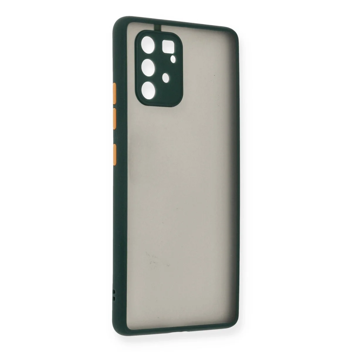 Galaxy A91 / S10 Lite Montreal Silikon Kapak Yeşil – Yüksek Koruma ve Mat Tasarım
