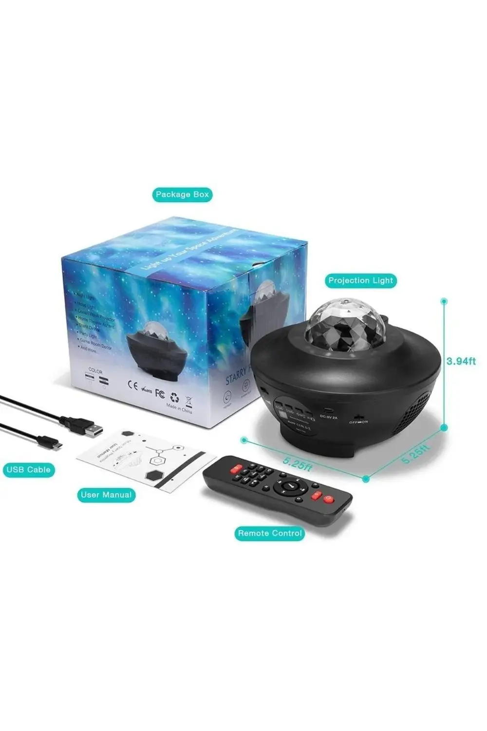 Kanonik Education Galaxy Cover Multifonksiyon Projektör