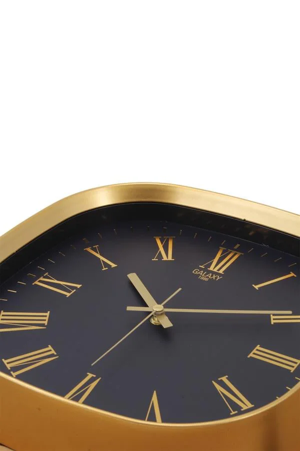 Galaxy Dekoratif Duvar Saati Gold Çerçeve Lacivert Kadran Gold Rakamlı 31 Cm. Fiyatı, Yorumları ve Özellikleri