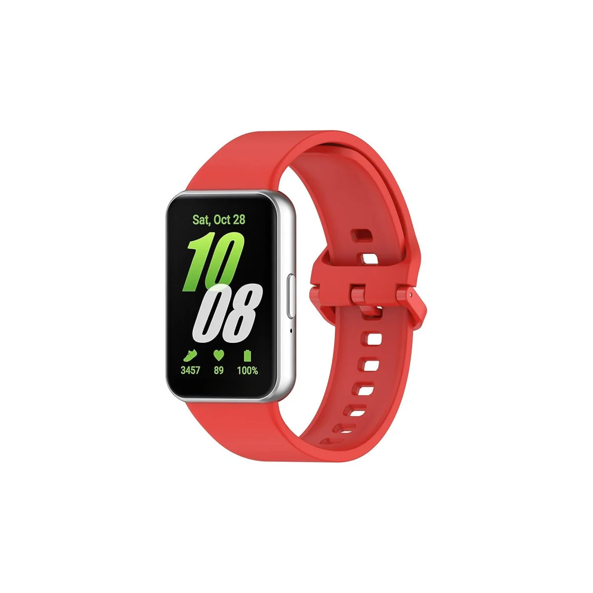 Galaxy Fit 3 Klasik Kordon Kırmızı - Esnek, Rahat ve Tam Uyumlu