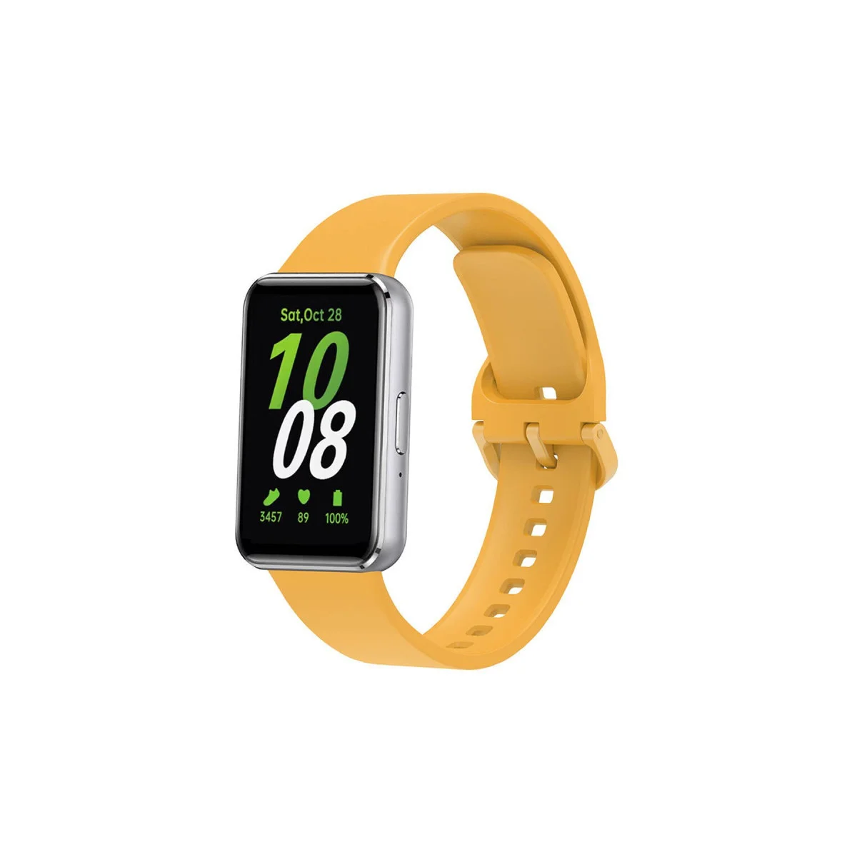 Galaxy Fit 3 Klasik Kordon - Sarı, Esnek ve Ayarlanabilir, Rahat Kullanım İçin Mükemmel