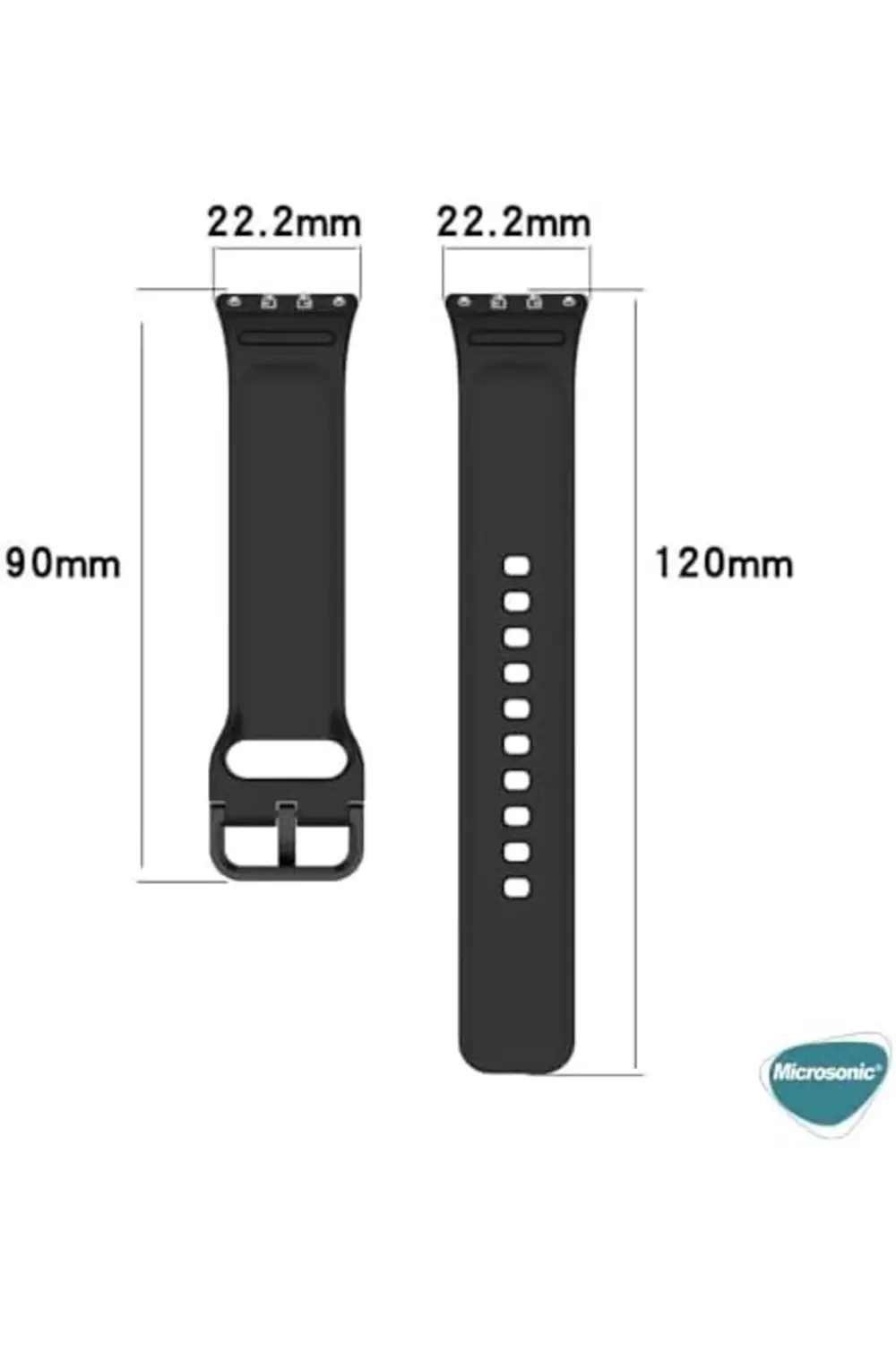 Galaxy Fit 3 Kordon Silicone Sport Band (Galaxy Fit 3 ile Uyumlu