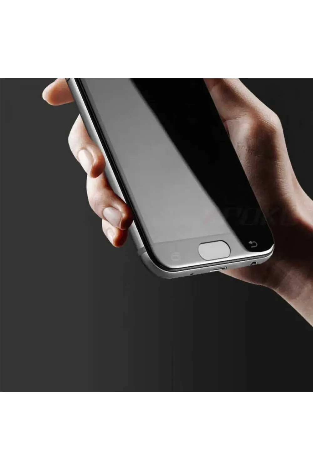 Galaxy J7 Prime Davin 5D Cam Ekran Koruyucu Siyah