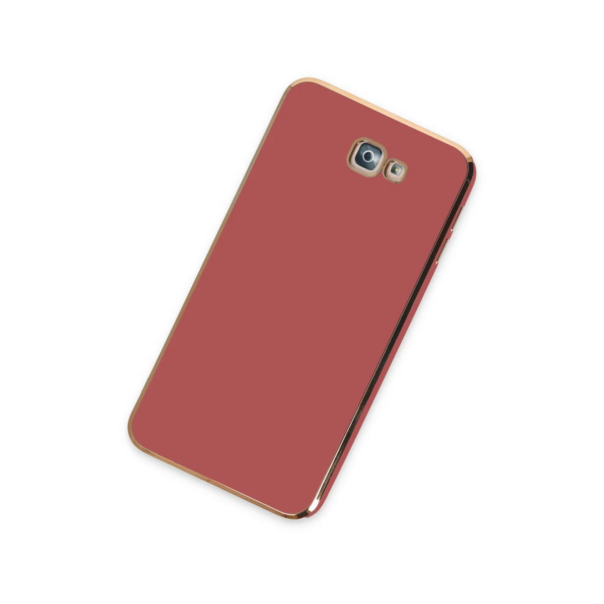 Galaxy J7 Prime Volet Silikon Kılıf - Kırmızı, Esnek ve Sağlam Koruma