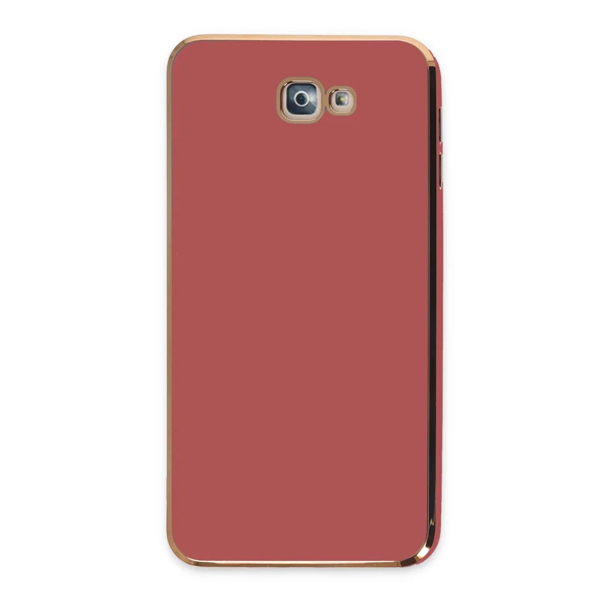 Galaxy J7 Prime Volet Silikon Kılıf - Kırmızı, Esnek ve Sağlam Koruma