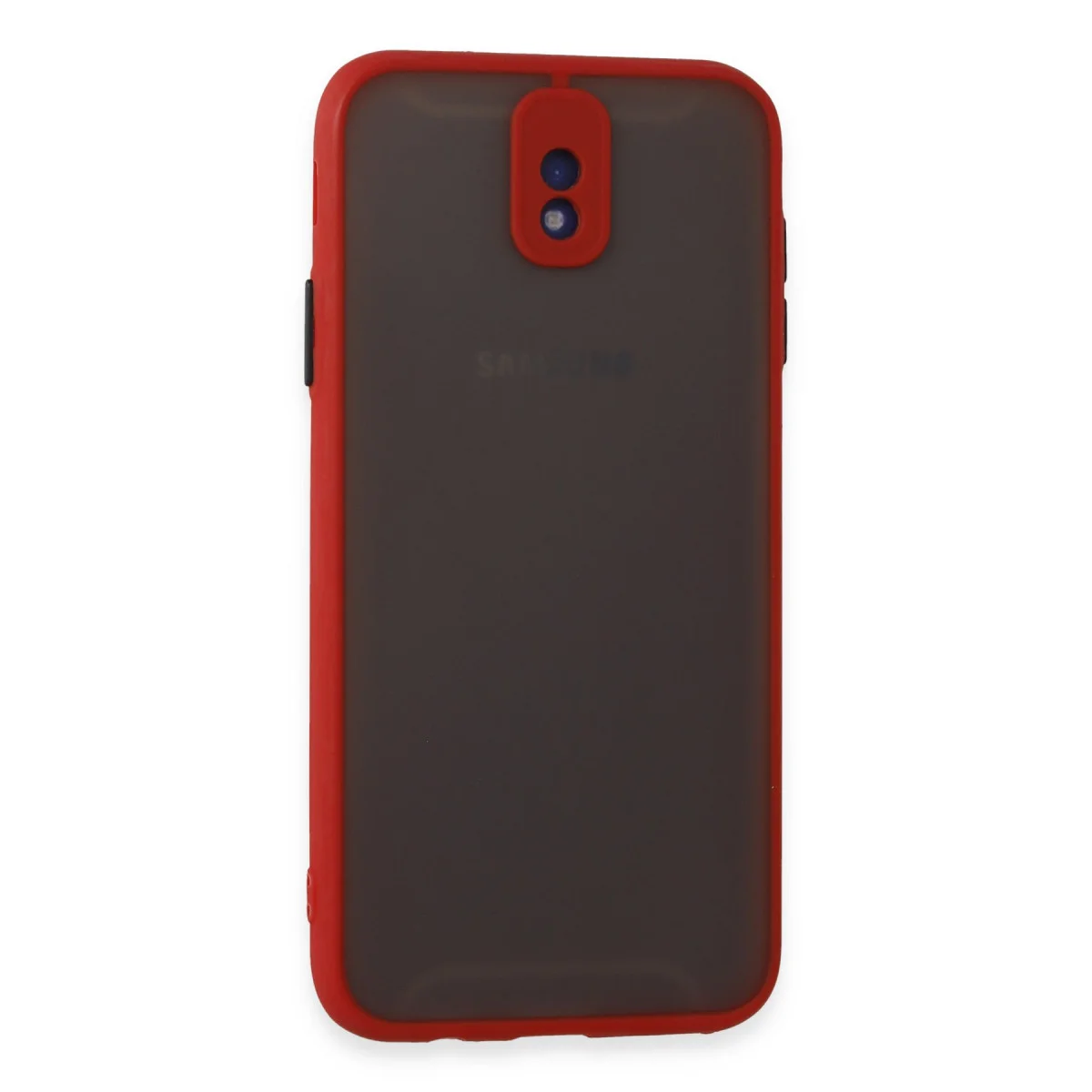 Galaxy J7 Pro / J730 Montreal Kılıf - Kırmızı Silikon Kapak