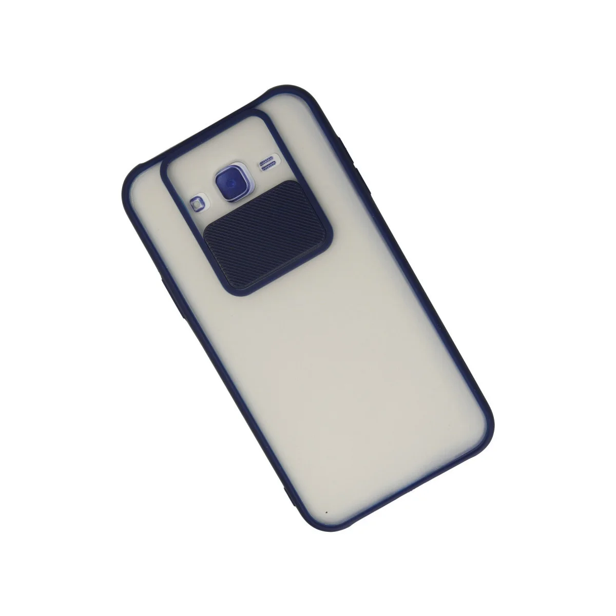 Galaxy J7 Silikon Kılıf - Palm Buzlu Kamera Sürgülü & Koruyucu