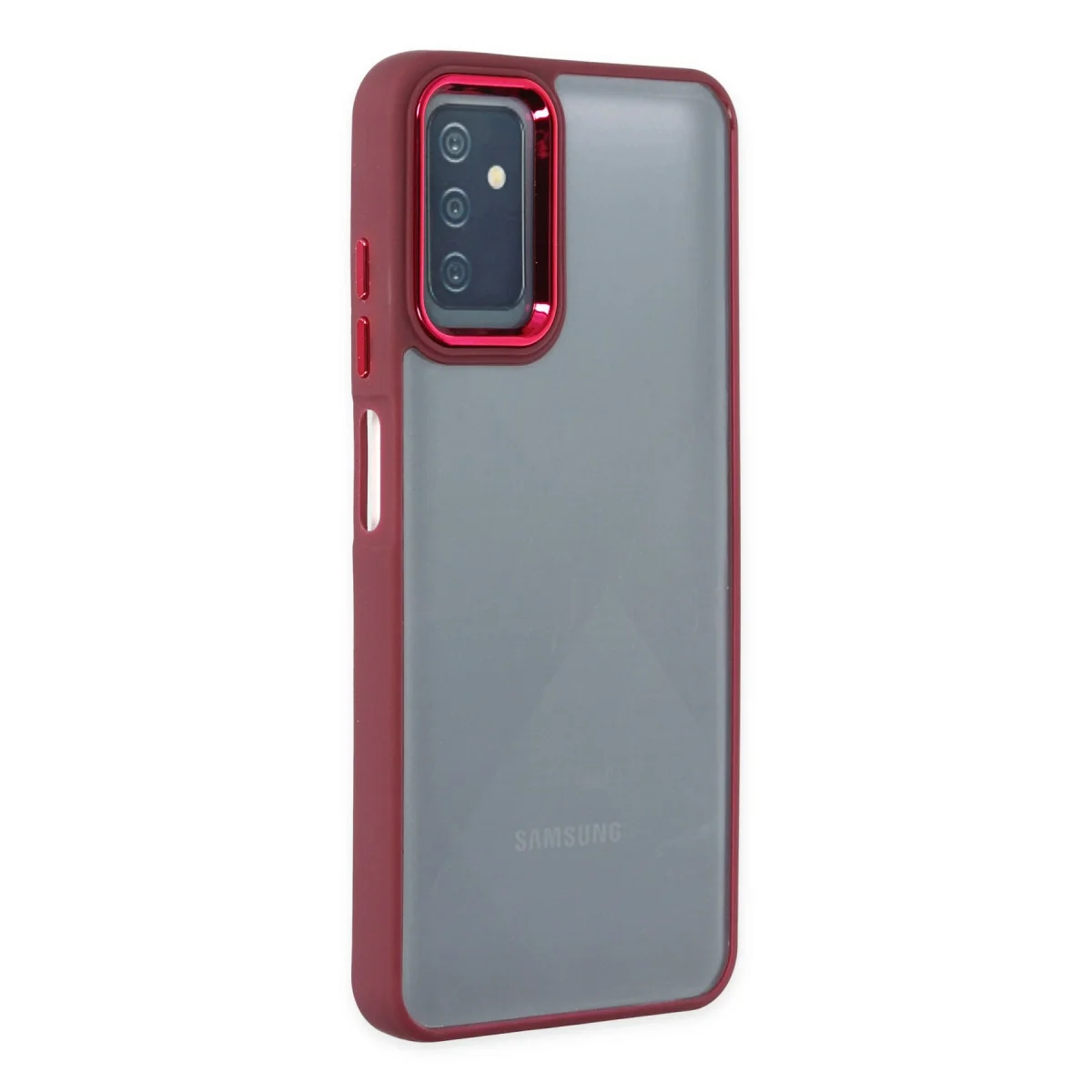 Galaxy M13 Dora Kılıf Kırmızı - Slotlara Erişimli, Şık ve Çizilmez Koruyucu