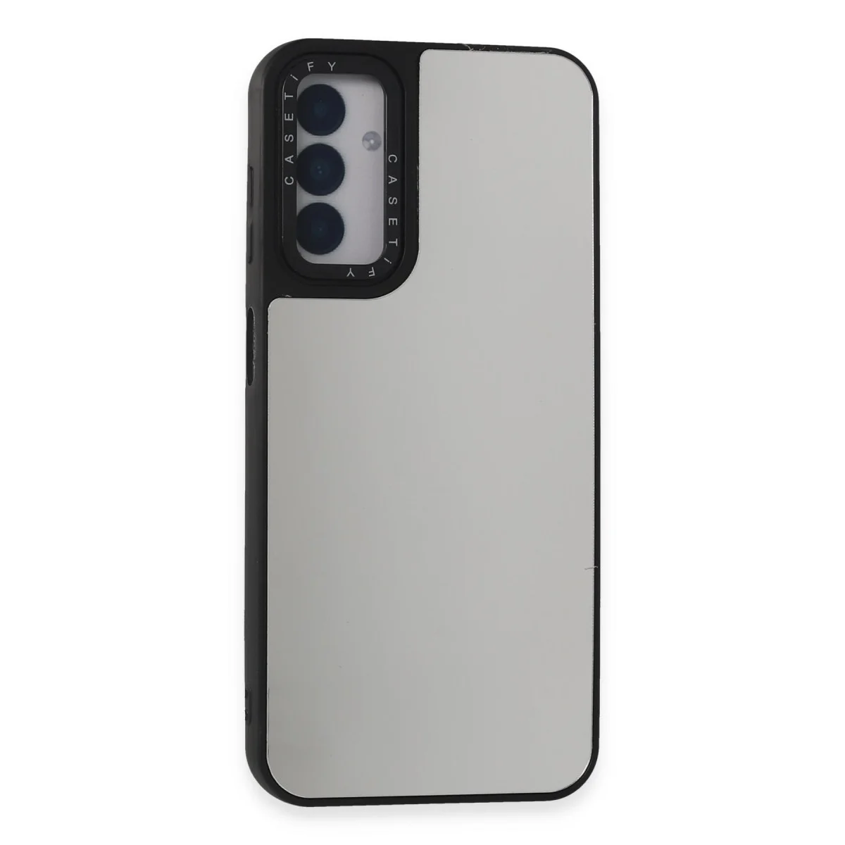 Galaxy M14 5G Kılıf Mirror Desenli Kapak - Işık Yansıtmalı Parlak Arka Kılıf, UV Baskı, Parmak İzi Tutmaz