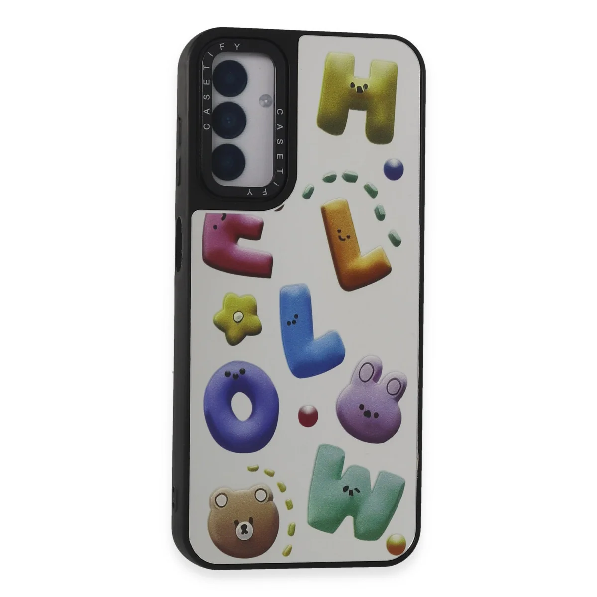 Galaxy M14 5G Kılıf Mirror Desenli Kapak - Işık Yansıtmalı UV Baskılı Parmak İzi Tutmayan Koruyucu Kılıf