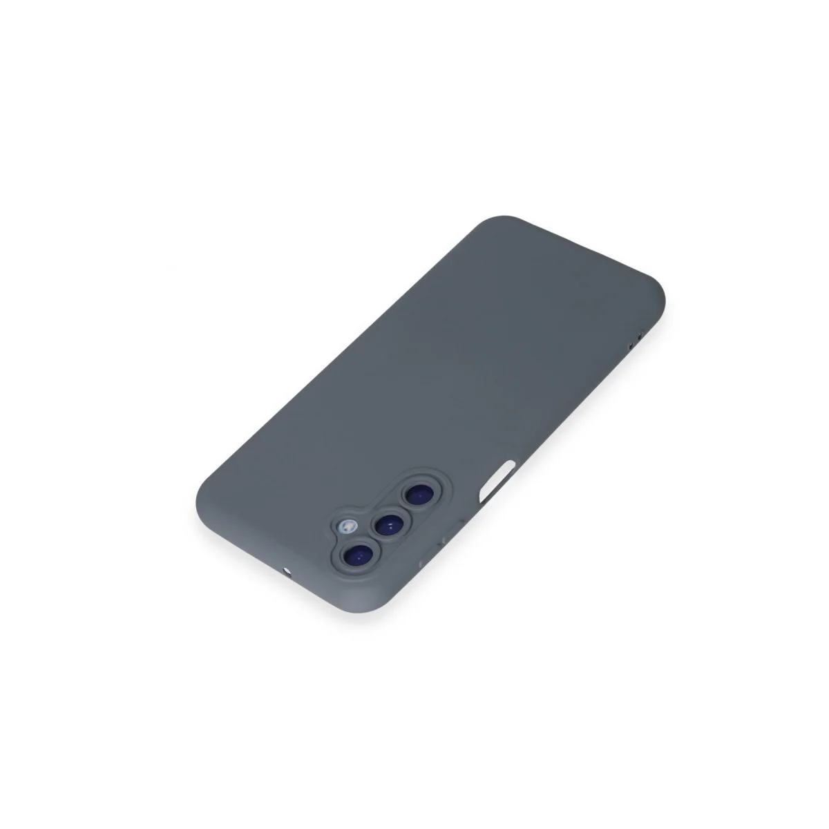 Galaxy M14 5G Nano İçi Kadife Silikon Kılıf - Gri (Tam Koruma ve Şıklık)