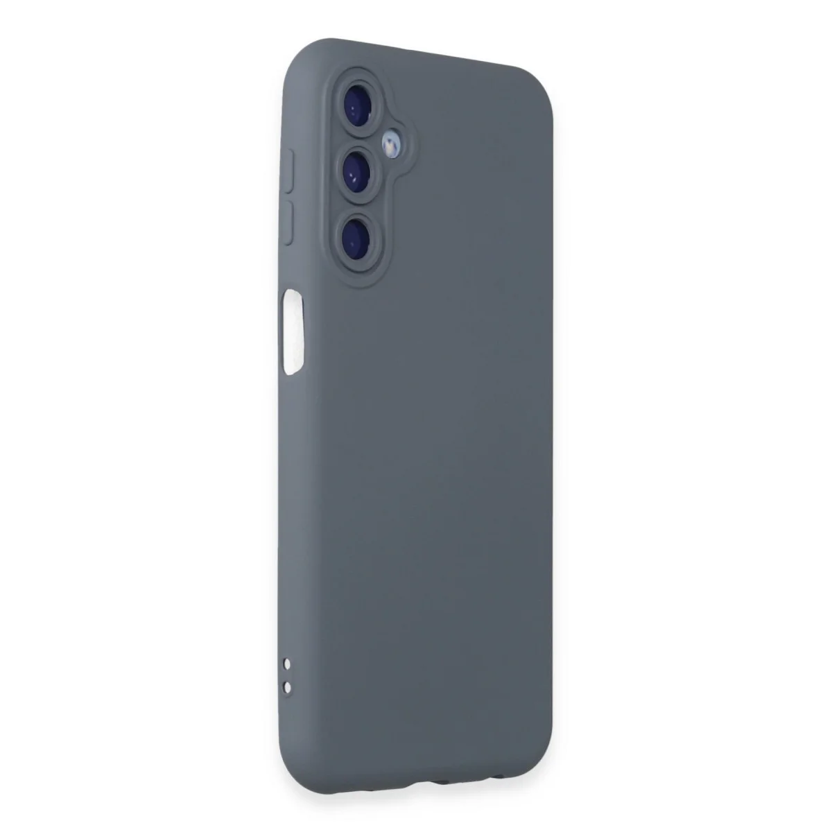 Galaxy M14 5G Nano İçi Kadife Silikon Kılıf - Gri (Tam Koruma ve Şıklık)