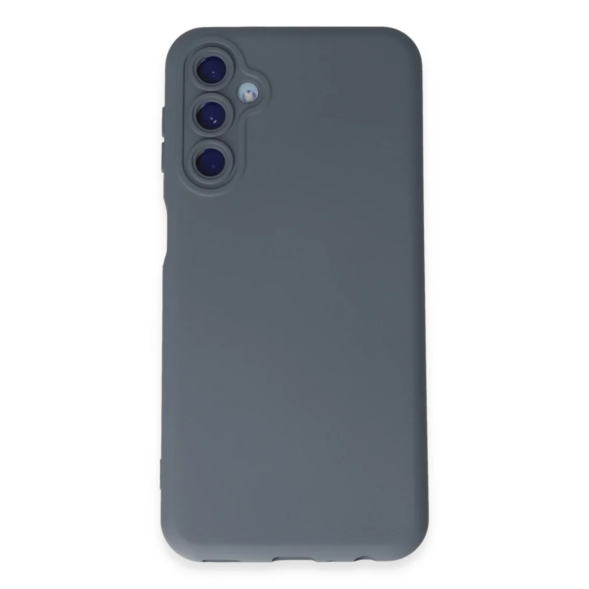 Galaxy M14 5G Nano İçi Kadife Silikon Kılıf - Gri (Tam Koruma ve Şıklık)