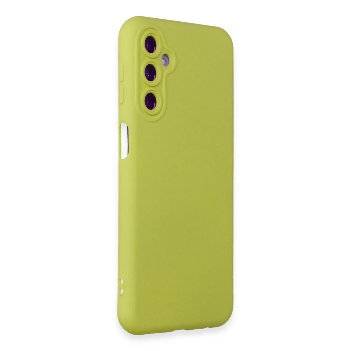 Galaxy M14 5G Nano İçi Kadife Silikon Kılıf - Sarı