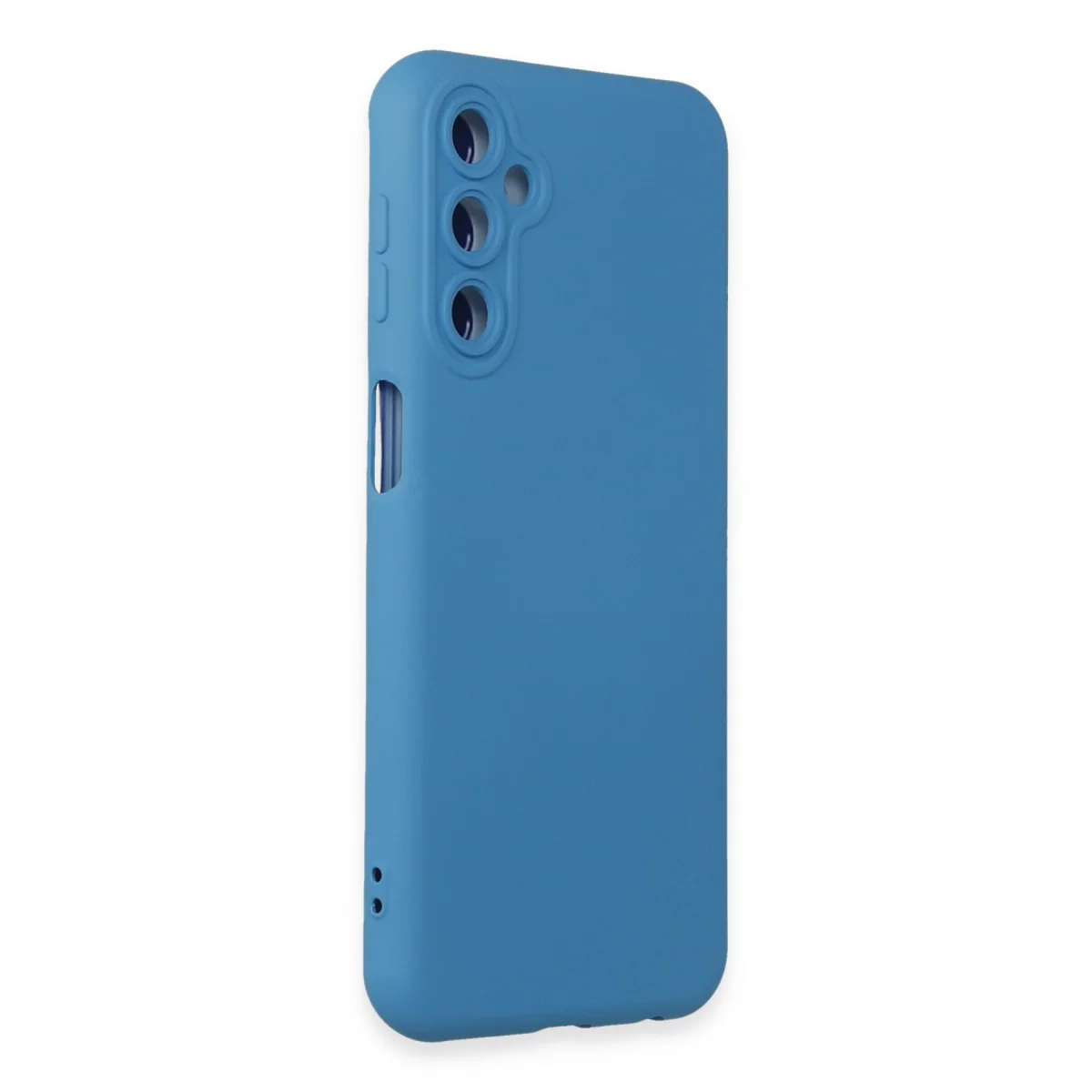 Galaxy M14 5G Nano Silikon Kılıf - Kadife İçi Mavi