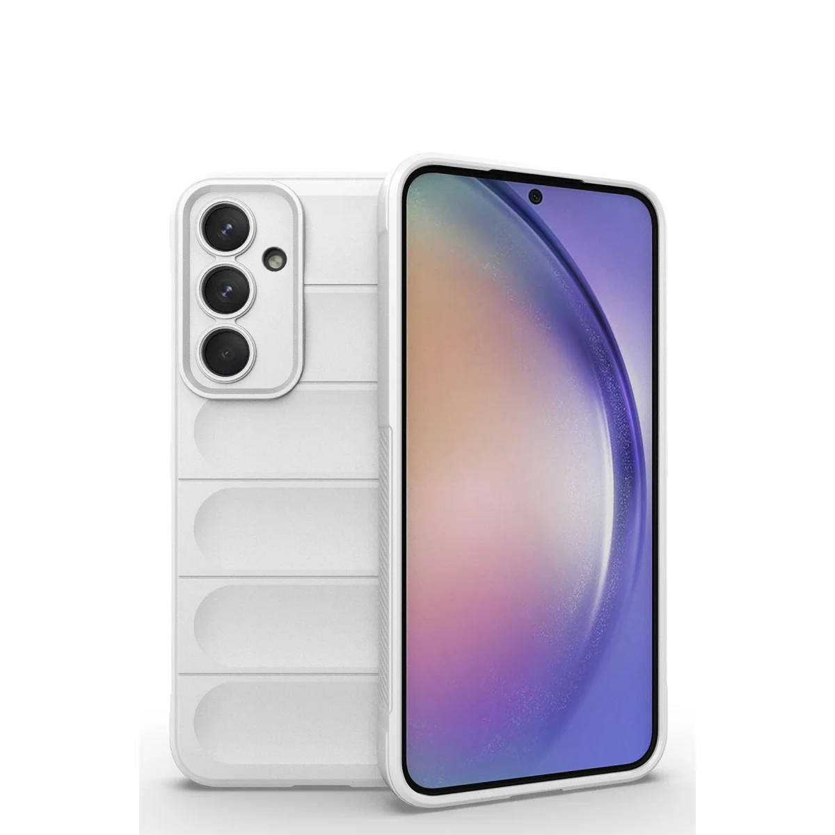 Galaxy M14 5G Optimum Silikon Kılıf - Krem Rengi