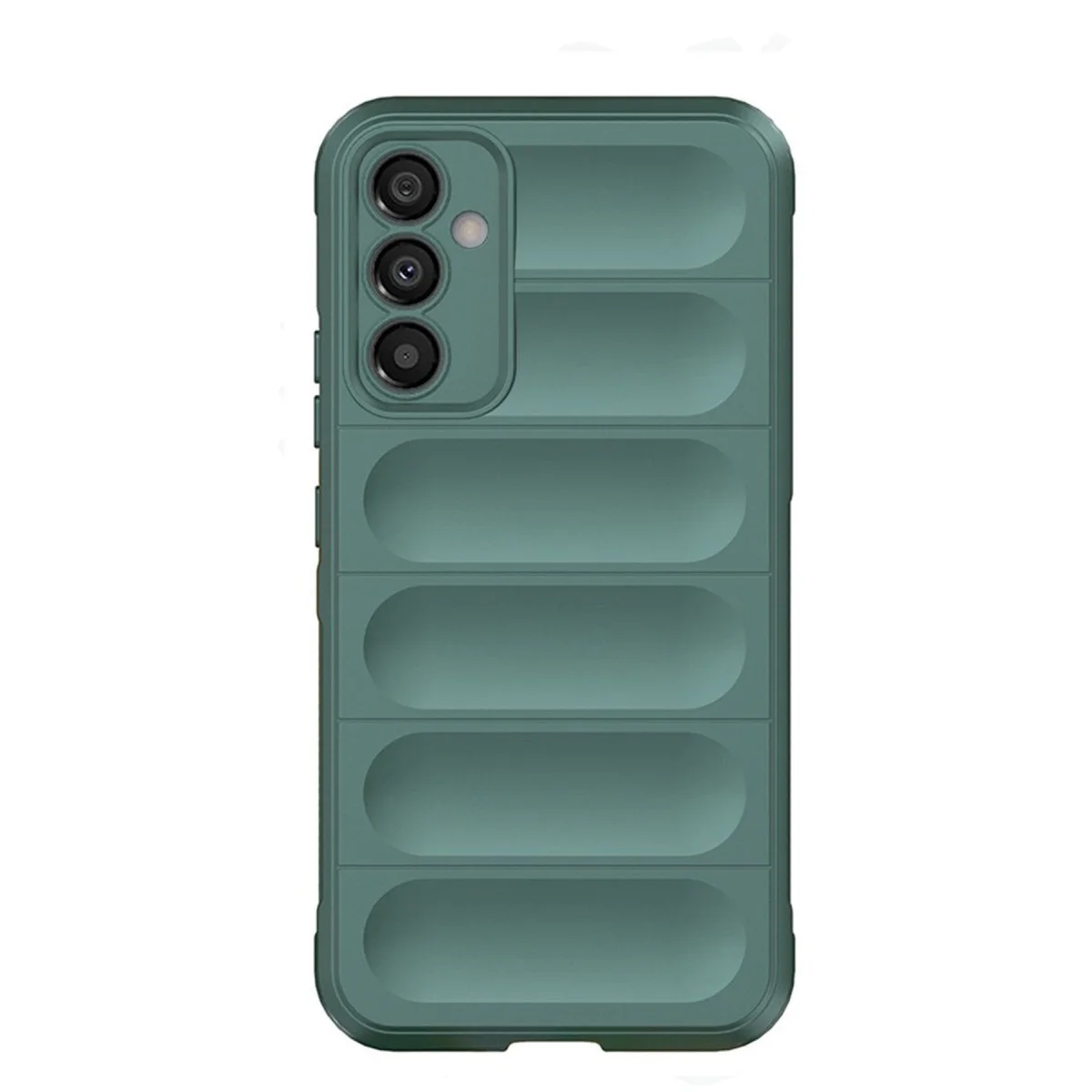 Galaxy M14 5G Optimum Silikon Kılıf - Koyu Yeşil ve Maksimum Koruma