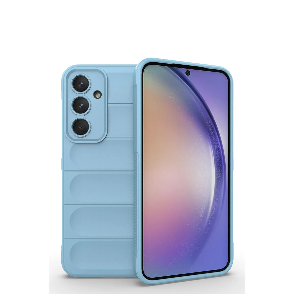 Galaxy M14 5G Optimum Silikon Kılıf - Sky Blue Renk - Çizilmelere Karşı Maksimum Koruma