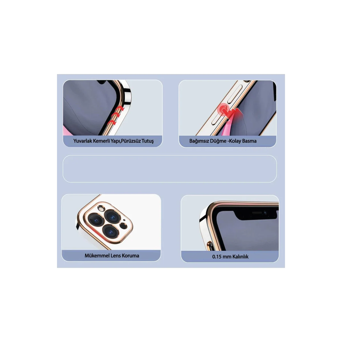 Galaxy M15 Volet Silikon Kılıf - Kırmızı (Premium Tasarım ve Güçlü Koruma)