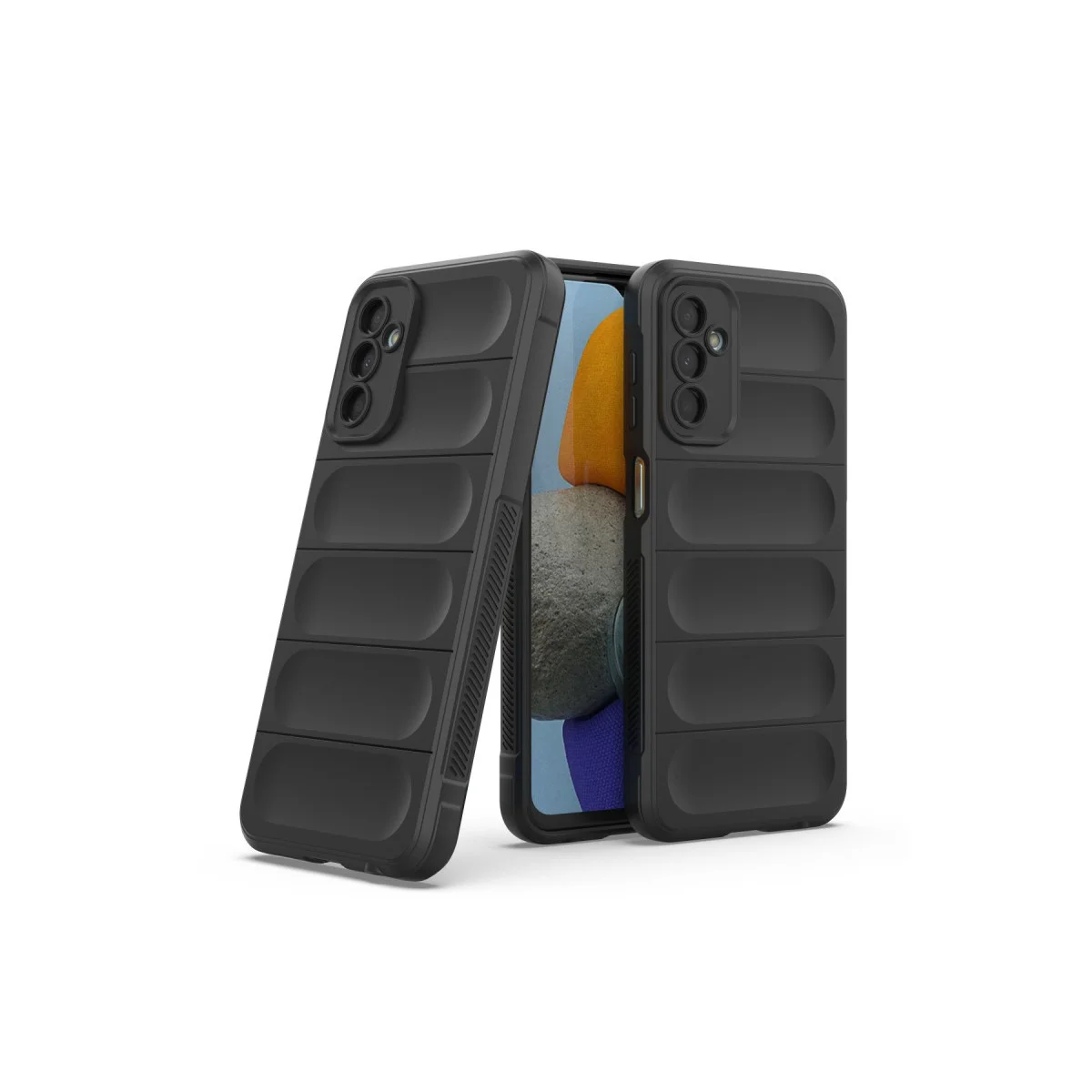 Galaxy M23 Optimum Silikon Kılıf - Siyah, Mat Yüzey ve Maksimum Koruma