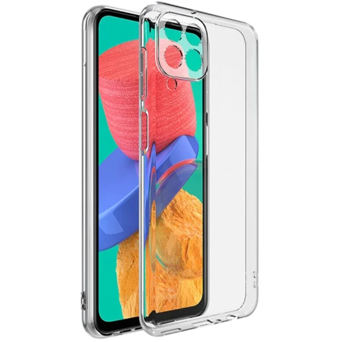 Galaxy M33 5G Kılıf Şeffaf Kamera Korumalı Darbeye Dayanıklı Silikon