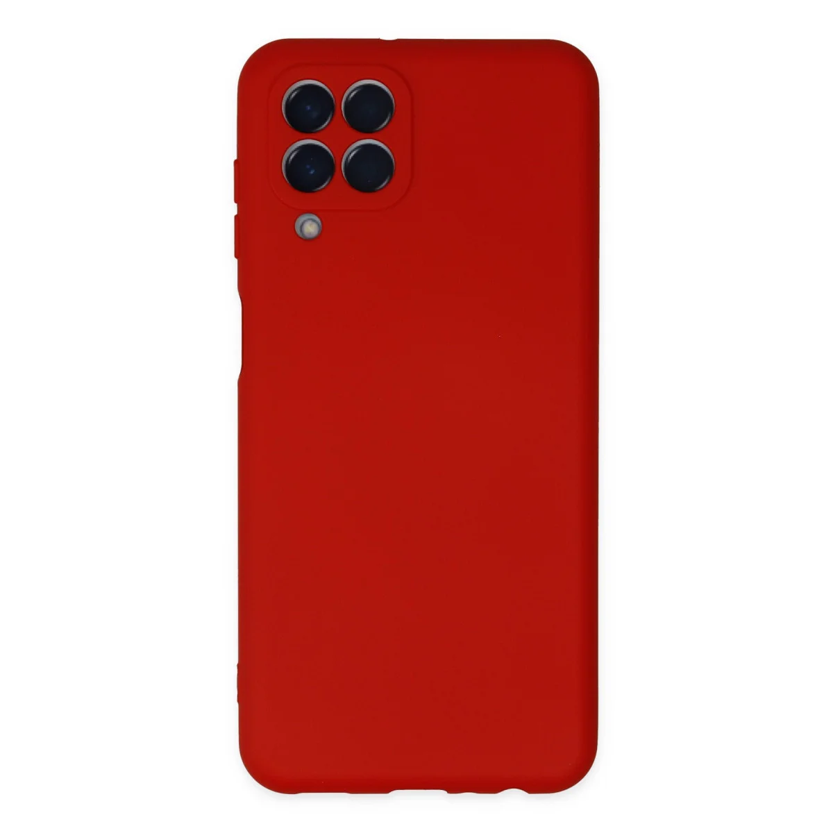 Galaxy M33 Nano İçi Kadife Silikon Kılıf Kırmızı - Çizilmelere Karşı Mükemmel Koruma
