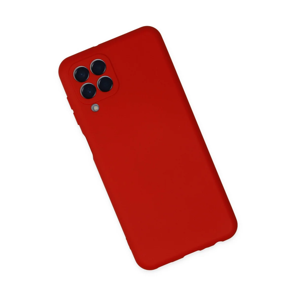 Galaxy M33 Nano İçi Kadife Silikon Kılıf Kırmızı - Çizilmelere Karşı Mükemmel Koruma