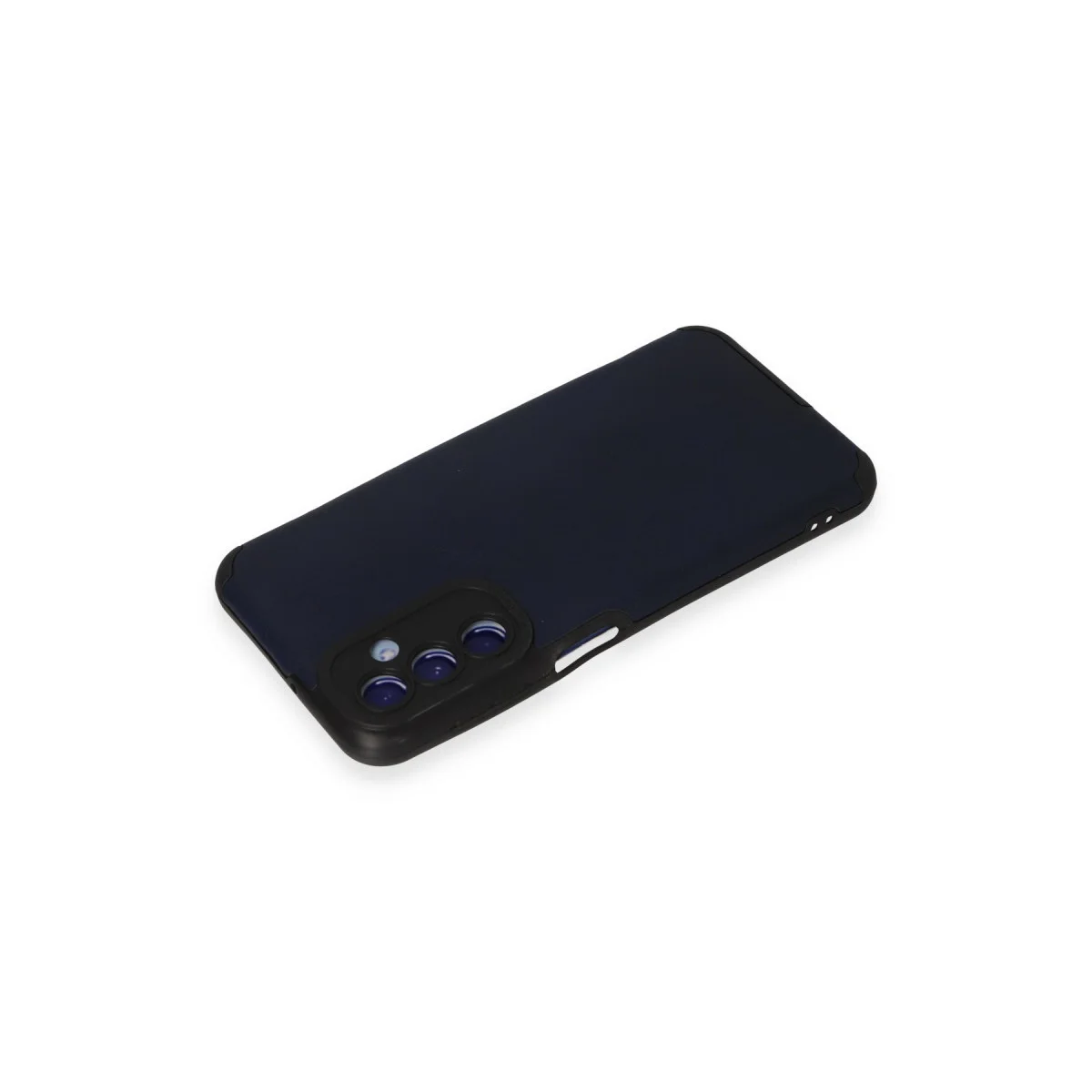Galaxy M34 5G Deri Silikon Kılıf - Korumalı Kılıf Navy
