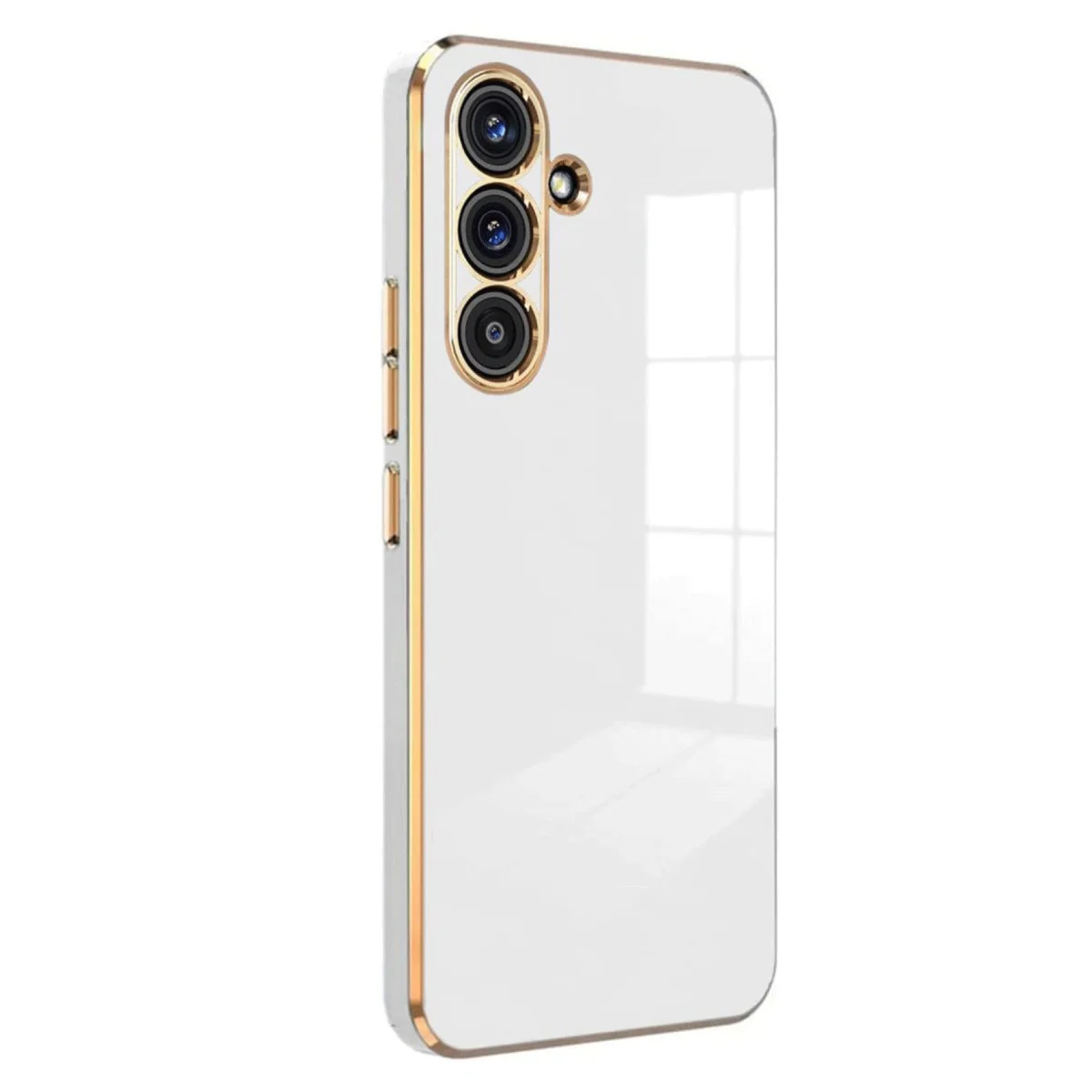 Galaxy M34 5G Kılıf Volet Silikon Beyaz - Premium Koruma ve Şıklık