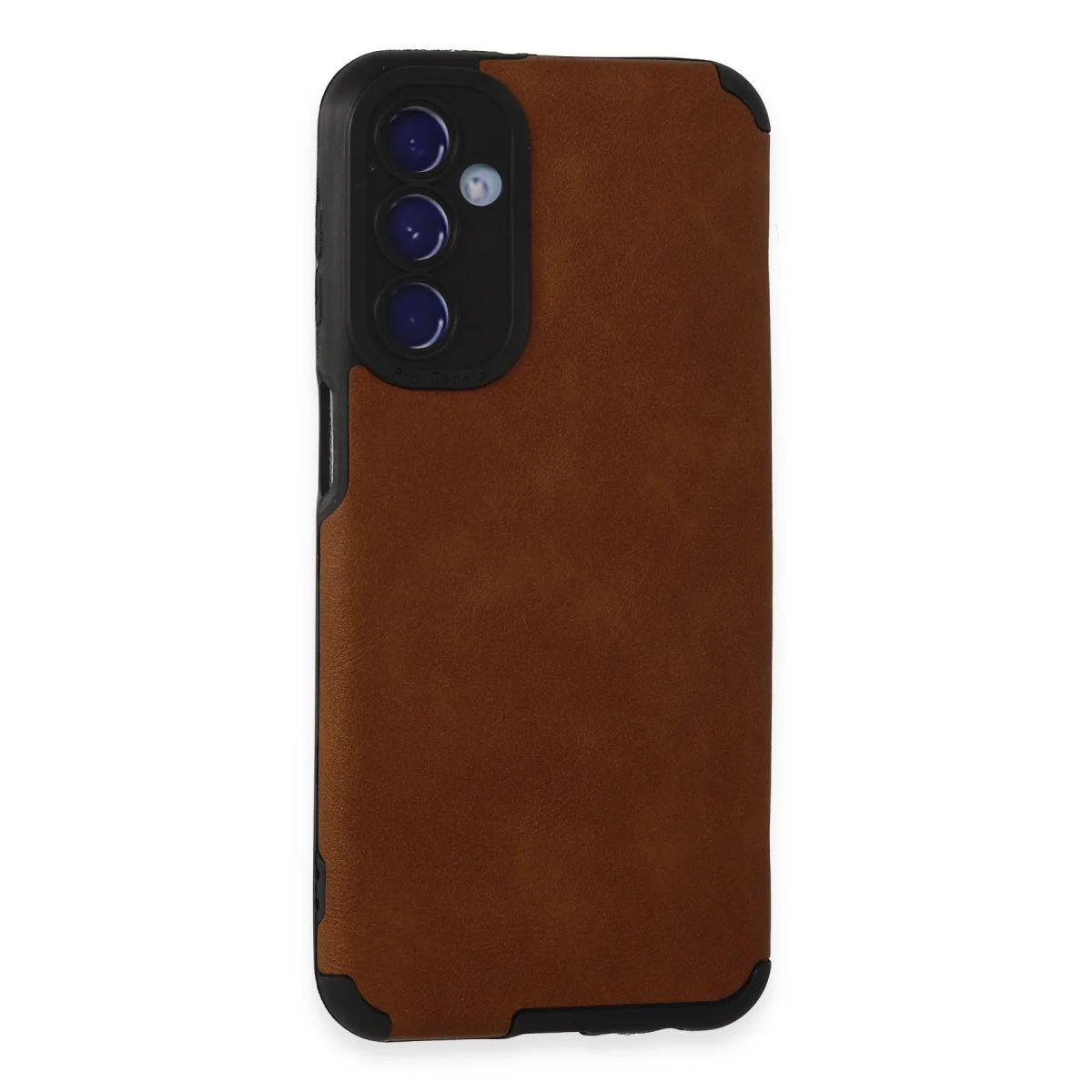 Galaxy M34 5G Loop Deri Silikon Kılıf - Kahverengi Premium Koruma