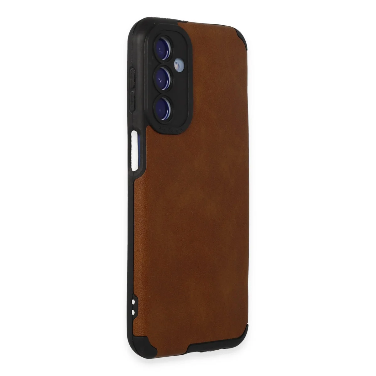 Galaxy M34 5G Loop Deri Silikon Kılıf - Kahverengi Premium Koruma